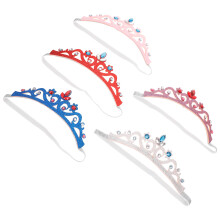 10 Pcs Baby Girls Crystal Crown Rhinestone Headband Hair Accessory
