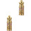 2Pcs Alloy Glass Middle Eastern Perfume Oil Bottle 3
