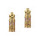 2Pcs Alloy Glass Middle Eastern Perfume Oil Bottle 4