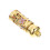 2Pcs Alloy Glass Middle Eastern Perfume Oil Bottle 10