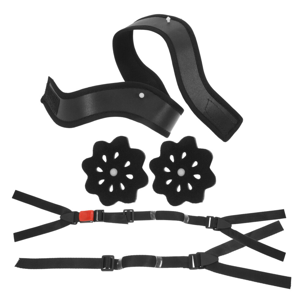4 Sets Universal Hard Hat Liner With Adjustable Chin Strap For Work 033578321345