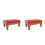 2Pcs Five Rows Plantar Foot Massager Roller Stool 6