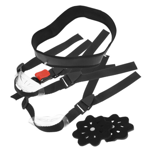 4Sets Black Hard Hat Liner with Adjustable Chin Strap for Work Safety 2