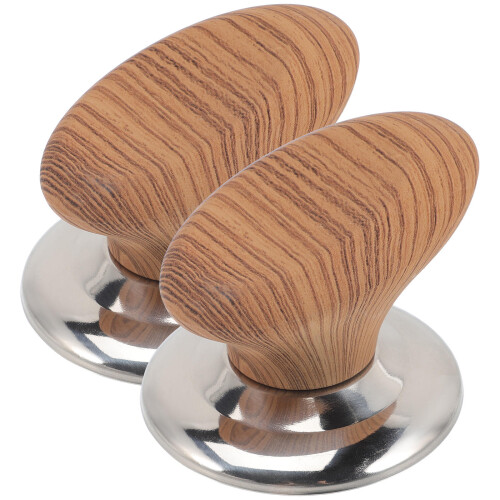 6 Pcs Wood Pot Lid Knob for Kitchen Cookware Lifting Handle