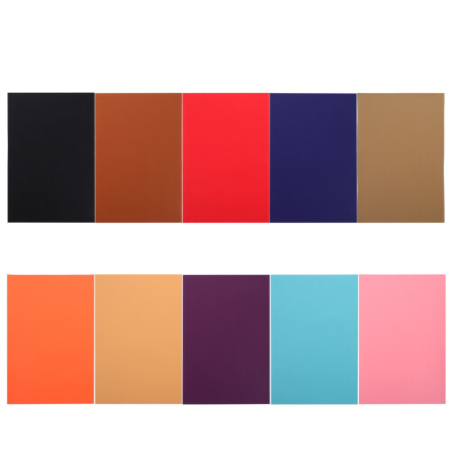 30 Pcs Colorful Pu Sheets Craft Patch Kit