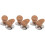 6 Pcs Wood Pot Lid Knob for Kitchen Cookware Lifting Handle 4