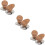 6 Pcs Wood Pot Lid Knob for Kitchen Cookware Lifting Handle 9