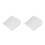 2Pcs White ABS Universal Camera Cover Waterproof Outdoor Protection 10