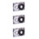 3Pcs Blank Audio Cassette Tape 60 Minute Clear Recordable 5