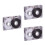 3Pcs Blank Audio Cassette Tape 60 Minute Clear Recordable 6