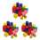 54 Pcs Wood Geometry Blocks For Students Solid Shapes Set 7