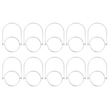 50 Pcs Stainless Steel Mason Jar Handles For Canning Jars