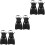 3 Pairs Plastic Swimming Training Fins For Adults 7
