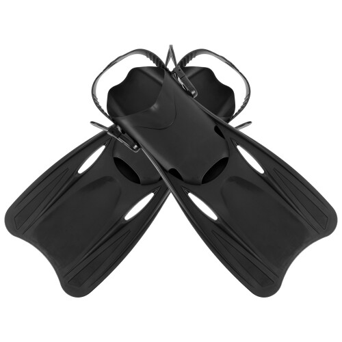 3 Pairs Plastic Swimming Training Fins For Adults 1
