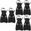 3 Pairs Plastic Swimming Training Fins For Adults 8