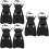 3 Pairs Plastic Swimming Training Fins For Adults 9