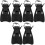 3 Pairs Plastic Swimming Training Fins For Adults 5