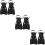3 Pairs Plastic Swimming Training Fins For Adults 11