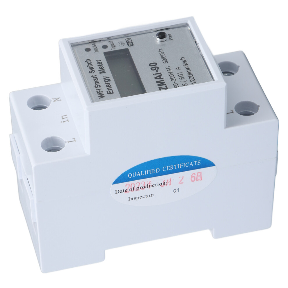 Wifi Energy Meter Switch 110-230V Remote Control Electric Monitor 9361352007996