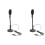 2 Sets Home Studio Usb Wired Condenser Microphone For Podcast (Black) 2