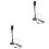 2 Sets Home Studio Usb Wired Condenser Microphone For Podcast (Black) 3
