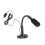 2 Sets Home Studio Usb Wired Condenser Microphone For Podcast (Black) 9