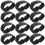 30 Pcs Black Adjustable Elastic Arm Band For Memorial Events 2