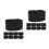 30 Pcs Black Adjustable Elastic Arm Band For Memorial Events 6