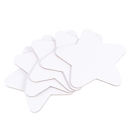 25 Pcs Simulation Round Star Cotton Drawing Board Thick Art Paper 1