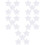 25 Pcs Simulation Round Star Cotton Drawing Board Thick Art Paper 9