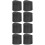 8 Pcs Non-Slip Ladder Leg Caps Foot Protectors 8