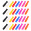 150 Pcs Silicone Straw Covers Reusable Multicolored Tips 1