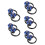 5 Pairs Motorcycle Front Fork Cap With Lights For Night Safety 5