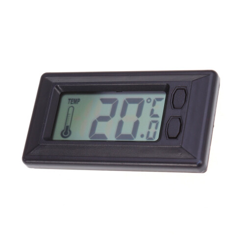 3Pcs Professional Thin Digital Thermometer With LCD For Car Dashboard