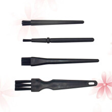 4Pcs Anti Static Nylon Keyboard Brush Set Black for Computer Cleaning