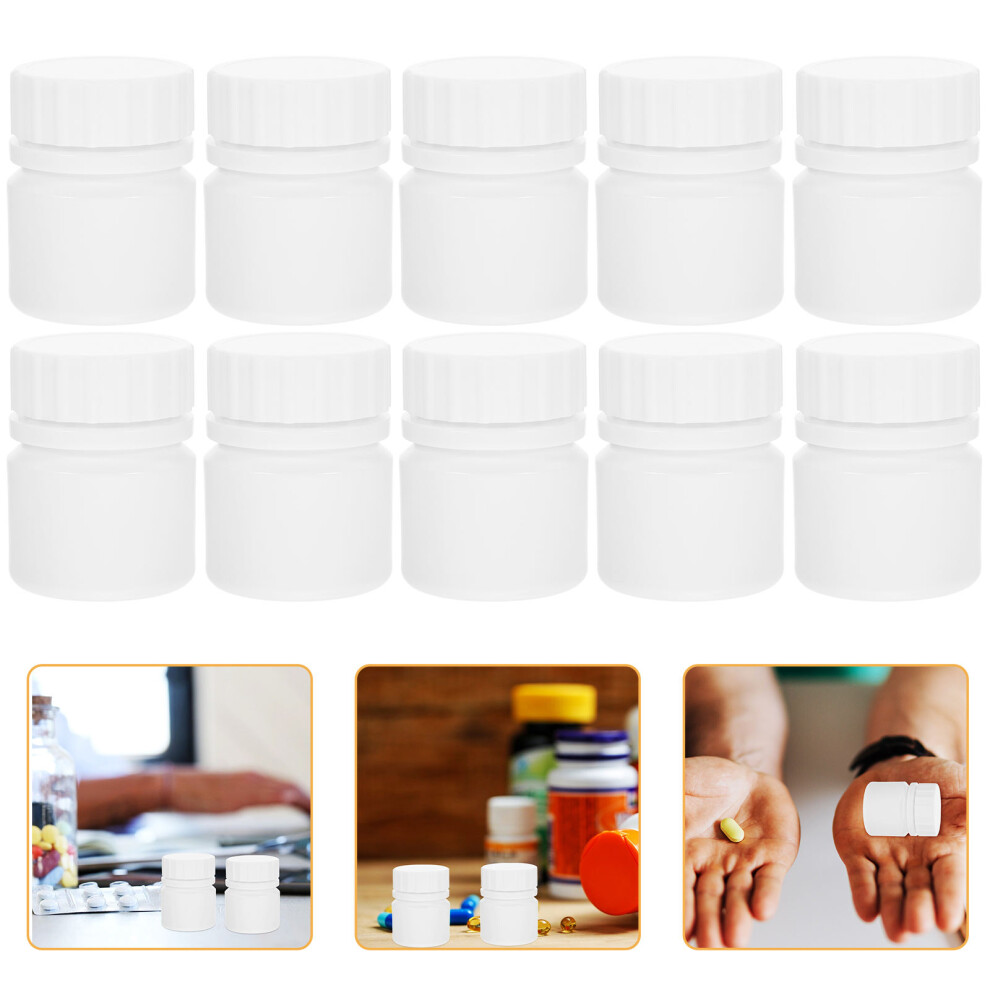Happyyami 36 Pcs Small Pills Bottles Powder Containers With Screw Cap 30Ml