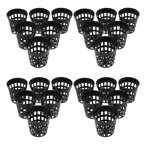 160 Pcs Aquarium Plant Holder: Plastic Mesh Pots For Hydroponic Use 1