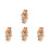 4Pcs Soft Plush Animal Snap Bracelets Giraffe Wristbands Party Bulk 6