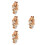 4Pcs Soft Plush Animal Snap Bracelets Giraffe Wristbands Party Bulk 8
