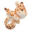 4Pcs Soft Plush Animal Snap Bracelets Giraffe Wristbands Party Bulk 2