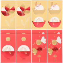 60 Pcs Chinese New Year Red Envelopes Hong Bao Lucky Money Envelopes