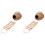 2 Sets Coconut Shell Nest With Ladder Hanging Birdcage Decorative Bed 4