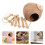 2 Sets Coconut Shell Nest With Ladder Hanging Birdcage Decorative Bed 11