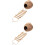 2 Sets Coconut Shell Nest With Ladder Hanging Birdcage Decorative Bed 7