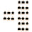 24 Pcs Wooden Message Boards Memo Blackboard Tripod Desktop 6