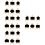 24 Pcs Wooden Message Boards Memo Blackboard Tripod Desktop 7