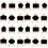 24 Pcs Wooden Message Boards Memo Blackboard Tripod Desktop 5