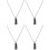 4 Pcs Harmonica Pendants Adult Necklaces Gift Decorative 5