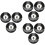 9 Pcs Resin Billiard Ball Set For Table Game Replacement 8