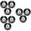 9 Pcs Resin Billiard Ball Set For Table Game Replacement 9